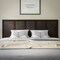 Flash Furniture King DK Brown Wooden 4 Panel Adjustable Headboard MG-9708KHB-K-DKBRN-GG - alternate 8